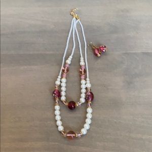 Necklace and Earrings
